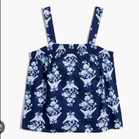 J. Crew Block Print Tank Top | Size Medium - Picture 9 of 9